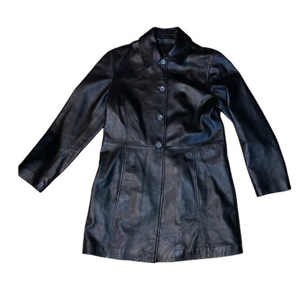 J. Jill black leather jacket